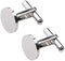 2PC CLASSIC MEN'S CUFFLINKS TITANIUM CUFFLINKS GOLD STEEL ROSE GOLD BLACK 20MM WEDDING CUFFLINKS...