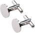2PC CLASSIC MEN'S CUFFLINKS TITANIUM CUFFLINKS GOLD STEEL ROSE GOLD BLACK 20MM WEDDING CUFFLINKS...