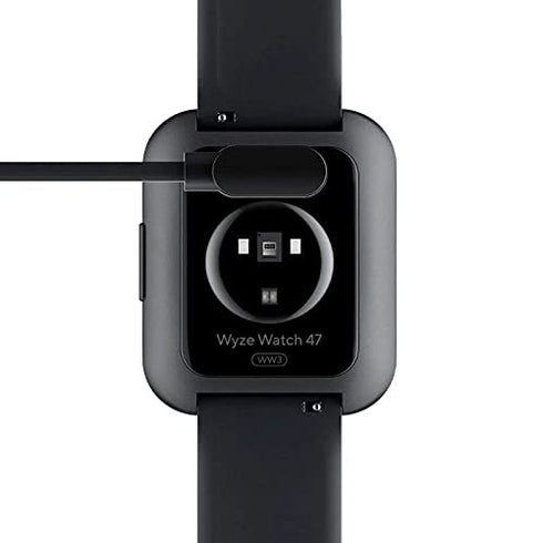 Charger for Wyze Watch, 2Pcs Replacement USB Charging Cable for Wyze Smart Watch 44mm 47mm (3.3 feet +2.2 feet)...