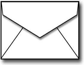 2 3/4" x 3 11/16" Florist Size Envelopes - White - 100 Pack...