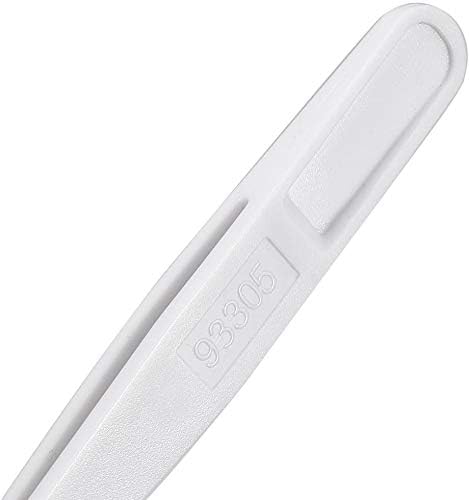 Precision Plastic Tweezers Kit - Plastic Anti static Tweezers Set Pickup Craft Electronics DIY Repair Tool - White - 6Pcs...