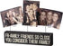 Friends So Close You Consider Them Family Wooden Block Sign with Three Photo Holders...