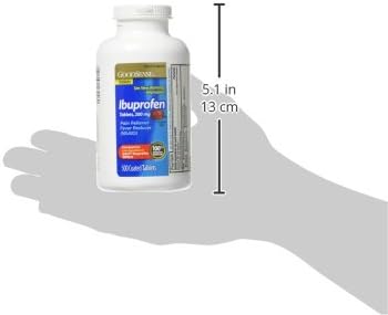 GoodSense 200 mg Ibuprofen Tablets, Fever Reducer and Pain Relief from Body Aches, Headache, Arthritis Pain and More, 500 Count...