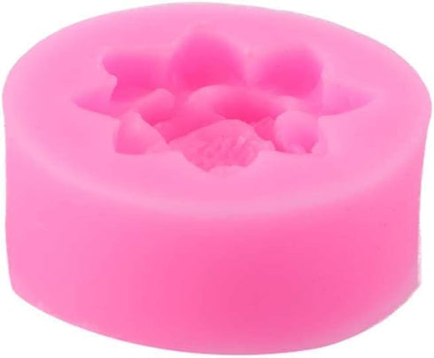 Pink Lotus Flower Silicone Molds,Fondant Candy Making Chocolate Molds,for DIY Cupcake Cake Topper Decoration Pastry and Baking Molds Bakeware...