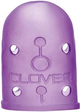Clover I Sew for Fun Flexible Set Thimble, purple and blue 2...