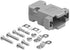 CompuCablePlusUSA.com Best DB9 Female Solder Cup Connector Plastic Hood DIY kit Includes DB9 Connector, Plastic Hood, and Screws. A DB9 Female Sol...