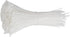 14 Inch Length 75 lbs TENSILE Strength Premium Grade, UV Weather Resistant, Premium Grade - HEAVY DUTY (100 Natural Clear Cable Zip Ties)...