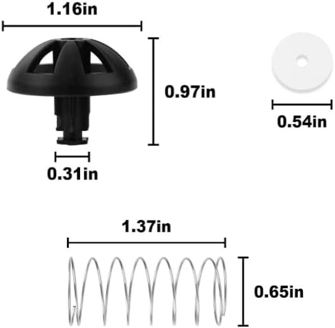 990117900 990237500 Coffee Machine Brew Basket Bottom Spring Loaded Stopper Kits,Compatible with Hamilton Beach Coffee Makers?2 Set?...