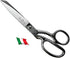 Ultima 8 Inch Dress Maker Scissors – Drop Forged Carbon Steel Dressmaker’s Sheers, Chrome Plated with Bent Handles, Made in Italy...