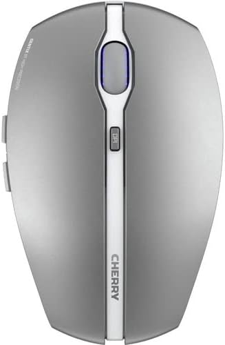 Cherry GENTIX BT Wireless Bluetooth Mouse, Multi-Device Function for up to 3 Devices, Switchable Resolution (1000/2000 DPI), 7 Buttons and Scroll ...