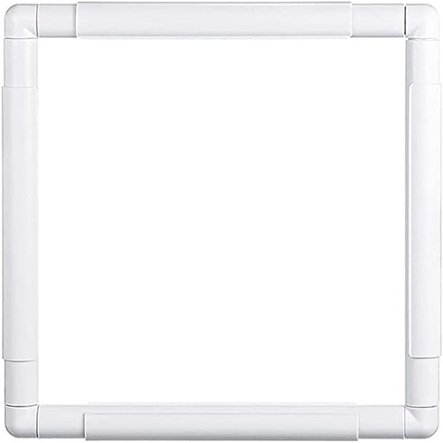 Square Embroidery Hoop 11 inch Cross Stitch Frame DIY Sewing Tools Plastic Embroidery Frame Clip Quilting Frames for Hand Quilting, Cross Stitchin...