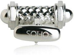 Cuff-Daddy Capped Rod Silver Cufflinks with Travel Presentation Box - Perfect Cufflinks for Men and Wedding...