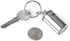 GUS Magnum Pill Fob, Made in USA, Stainless Steel Keychain Pill Holder, Larger Pill & Vitamin Holder...
