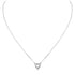 Women Simple Choker Heart Choker Pendant Necklace Trendy Necklace Bridal Necklace Jewelry for Women (SILVER)...