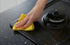 idée No Mildew, Non-Scratch Disposable Scouring Sheets (60 Sheets/roll) for Dish-Washing, Cleaning, Scrubbing, PW01Y, Yellow (1)...