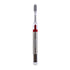 3 Ionic Toothbrush, Solar Panels and TiO2 Semiconductor, 3 Row Honeycomb Bristle Red, You can Brush Without Toothpaste...