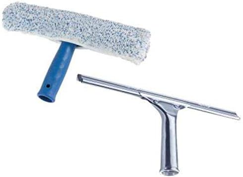 Ettore 04991 Products 2-Step Squeegee Scrubber Combo Blue 12 In...