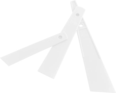 Glue Spreader ZYAMY 3IN1 White Plastic Glue Smear Sticks Craft Adhesive Paste PVA Applicator Spatula DIY Leather Craft Tool (20mm/30mm/40mm)...