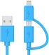 Apple MFi Certified 2 in 1 iPhone Charger Lightning Cable and Micro USB to USB Charger Cord, Compatible iPhone X, 8, 8 Plus,7 Plus, Android Data C...