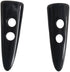 Black Resin Toggle Buttons, 2 inch Long Two Holes Horn Tooth Shape Buttons for Coat Sweater Jacket Cap Sewing DIY Accessories (10 Pack)...