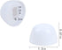 4Packs Universal Toilet Bolt Caps, Round Plastic Push-On Toilet Bowl Bolt Caps Covers, with Extra Washers for Easy installation, 0.67 Inch Height,...