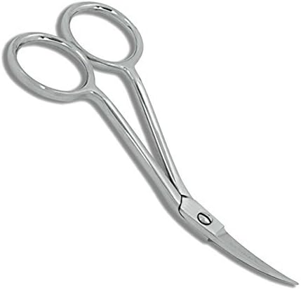4 Inch Double-Curved Double Bend Machine Embroidery Scissors from ThreadNanny...