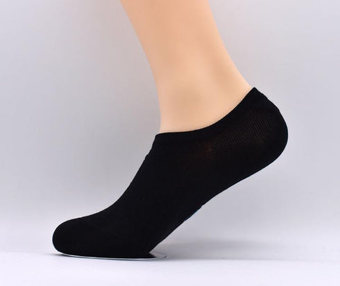 Solid Loafer No Show Socks For Men & Women (Pack Of 4)...