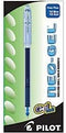 Pilot Neo-Gel Rollerball Pens, Fine Point, 0.7 mm, Clear Barrel, Blue Ink, Pack of 12...