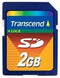 Transcend 2 GB SD Flash Memory Card (TS2GSDC) 2GB SD Memory Card, Transcend Secure Digital Memory...