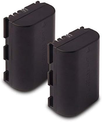 2 Pack Replacement Canon LP-E6 LP E6N Battery for Canon 60D, 70D, 80D, 5DS R, 5D Mark II III IV, 6D, 7D, C700, XC15, Cameras (2650mAh, 100% Compat...