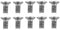LAEGENDARY 1:20 Scale RC Cars Replacement Parts for Triton Truck: Round-Headed Screw - Part Number TR-LS01-10 Pieces...