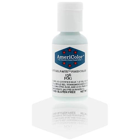 AmeriColor, Fog, 0.75 Ounce Bottle, Soft Gel Paste Food Color...
