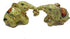Feng Shui Two Yellow Playing Elephants - Hand Crafted and Decorated Chinese Porcelain,Figurine 20620 (Yellow)...