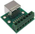 6P 6-Pin PS/2 PC Connector Signals Breakout Board Screw Terminals - Green...