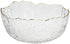 TOSSOW Glass Salad Bowl Irregular Shape Serving Bowls, 25 oz Pyrex Mixing Bowls for Kitchen Prep, Fruit, Snack, Dessert, and Candy Dishes or Nut B...