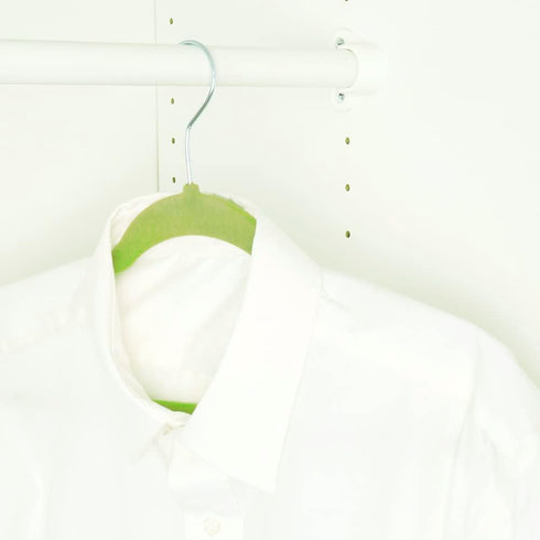 10 PACK VELVET HANGER GREEN...
