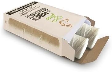 Ohm Earth’s Ohm Floss Refill – Natural Biodegradable Silk Dental Floss for Refillable Bamboo/Steel Holder, Natural Candelilla Wax, 100% Compostabl...