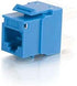 C2G 03796 Cat5e RJ45 Unshielded Keystone Jack, Blue...