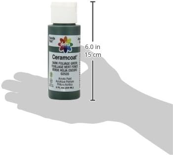 Delta Creative Ceramcoat Acrylic Paint in Assorted Colors (2 oz), 2535, Dark Foliage Green...