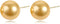 Pearl Earrings 18K Gold Plated 925 Sterling Silver Stud Earrings Button Simulated Shell Pearl Earring Studs Hypoallergenic For Women...