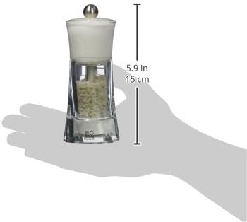 "Peugeot Molene Grey “Wet” Salt Mill, 5-1/2"" White. Ceramic mechanism." (30391)...