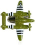 Cuff-Daddy War Plane Bomber Cufflinks with resentation Gift Box Perfect for Travel...