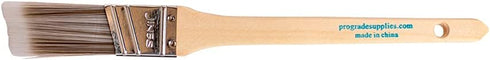 12PK 1 inch Angle Brush Premium Wall/Trim House Paint Brush Set Great for Professional Painter and Home Owners Painting Brushes for Cabinet Decks ...