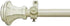 Decorative Window Curtain Rods with Finials, 28 to 48 Inches, 0.75 Diameter - Buono II, Carson Series - Lightweight & Easy to Install, Adjusts Tel...