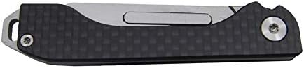 Folding Scalpel Knife with Carbon Fiber Handle & 10 Replaceable Blades, Slip Joint Action, EDC Pocket Knife for 22/23/24 blade...