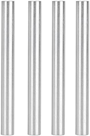 4PCs Aluminum Standoffs Round Tube Extension Support Round Sleeve Connector Rod Bar Stud Tube Nut M4 x 0.7mm Female Threads 60mm Length Robotics A...