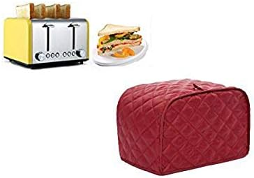 Toaster Appliance Cover Polyester Bread Toaster Cover Bakeware Protector Dust and Fingerprint Protection Four Slices...