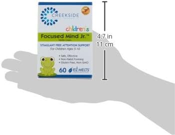 Focused Mind Jr., Focus and Memory Support for Children, Pediatrician Formulated, Stimulant Free Attention Support with Inositol, DMAE, Sugar-Free...
