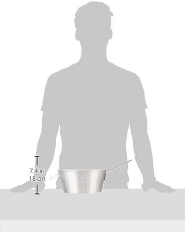 Winco Spaghetti Strainer, 10-Inch,Aluminum,Medium...
