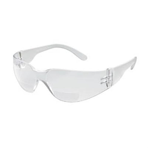 Gateway Safety 46MC25 StarLite MAG Safety Glasses, 2.5 Diopter Magnification, Clear Lens, Clear Temple...